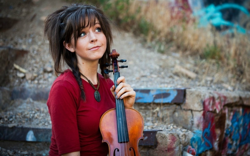 women, Lindsey Stirling, violin, 2K