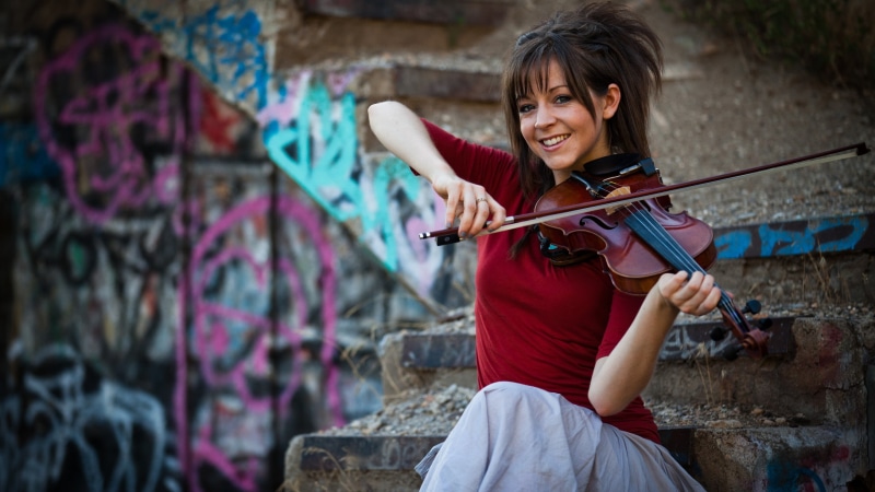 violin, women, Lindsey Stirling, 2K