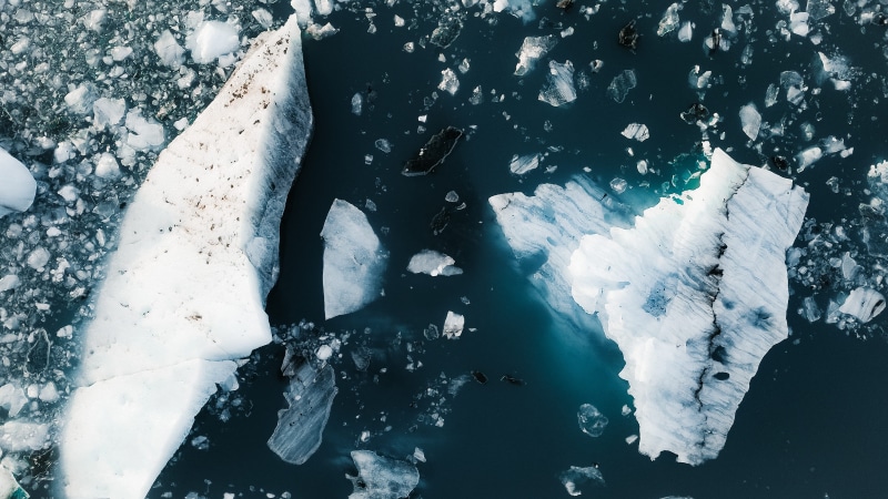 ice, day, underwater, aerial, sea, nature, drone, glacier, high angle view, 4K, winter, frozen, crystal, beauty in nature, water, travel, market, iceberg