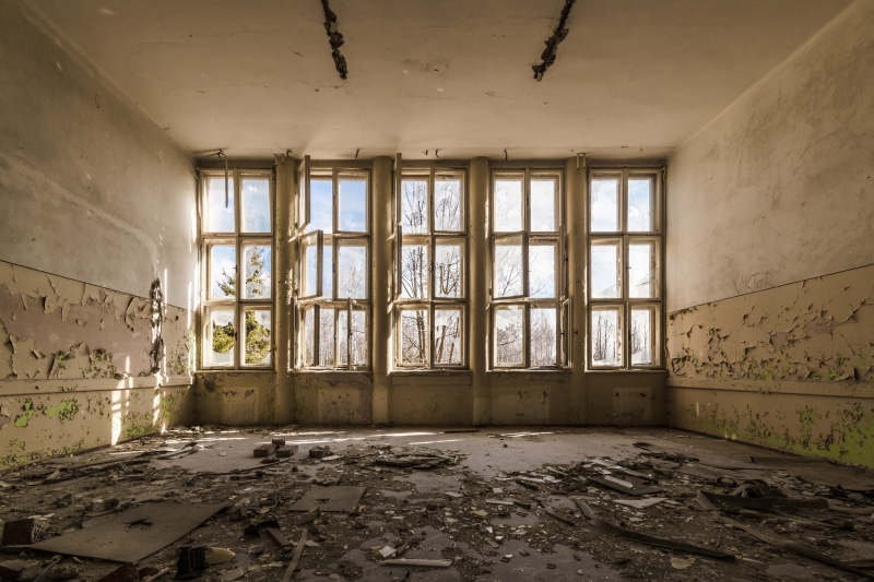 destruction, lapsed, bad condition, damaged, clear, wall - building feature, window, dirty, built structure, messy, ceiling, ruined, 2K, flooring, morbid