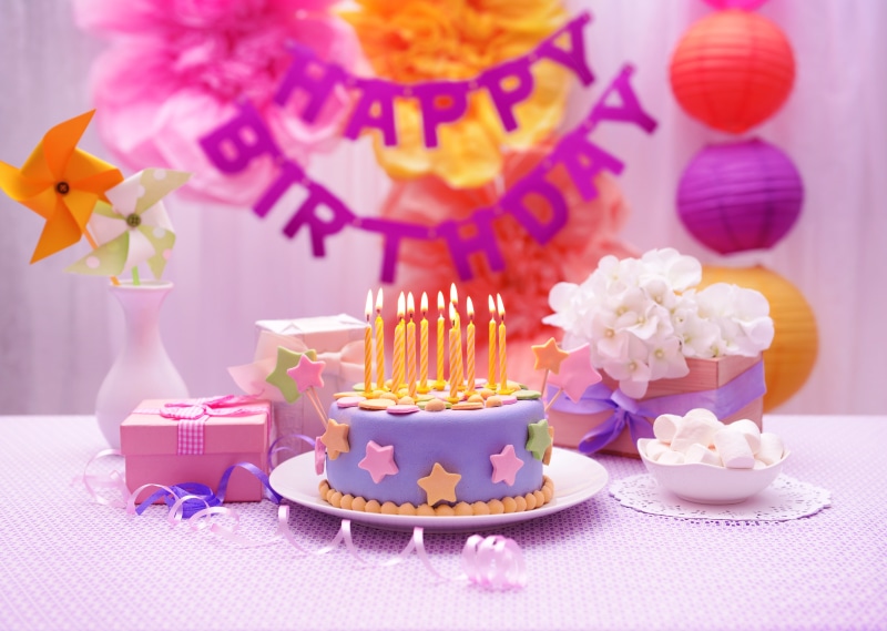 candles, Birthday, sweet, 4K, decoration, Happy, cake
