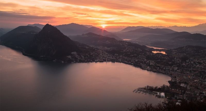 scenics - nature, sky, beauty in nature, built structure, mountain range, tranquil scene, water, cloud - sky, mountain, building exterior, mountains, 1080P