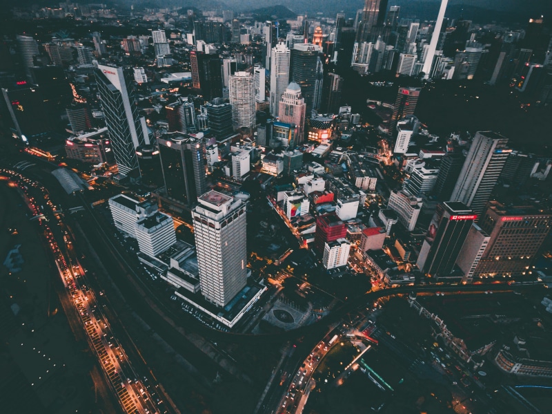 built structure, residential district, view, city life, explore, life, drone, illuminated, city view, financial district, aerial view, cityscape, building exterior