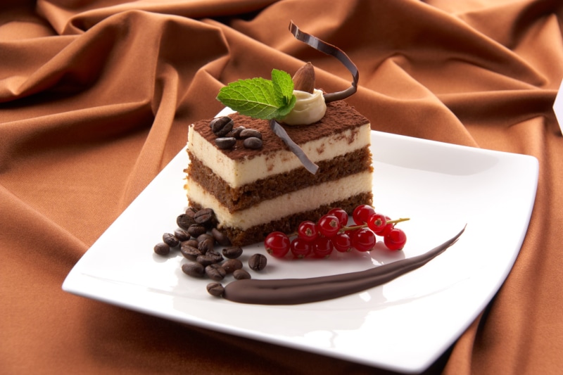 celebration, sweet Food, freshness, slice, unhealthy eating, white, baking, decoration, berry fruit, herb, mint leaf - culinary, birthday, food, bakery