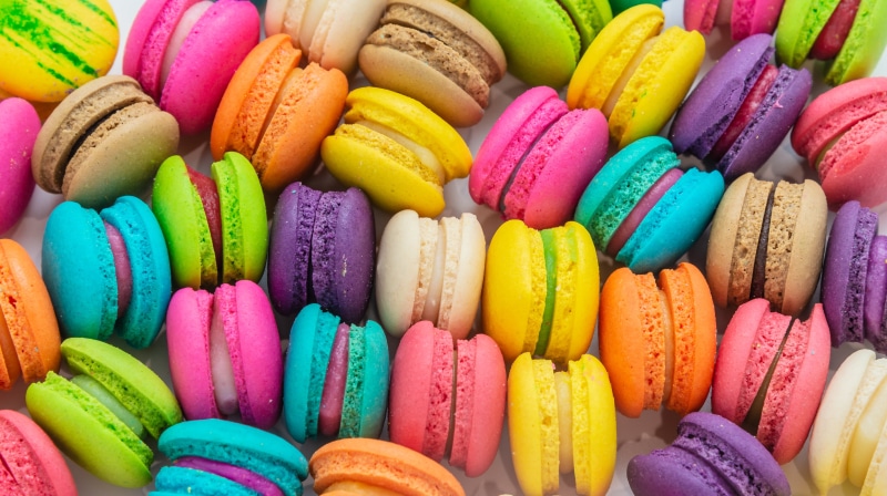 sweet, pink, cakes, dessert, macaroon, colorful, 4K, macaron, bright, french