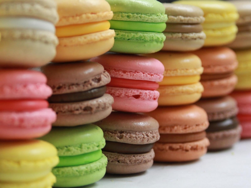 Macarons, dessert, 720P, multi Colored, Wall, cookie, stack, cultures, france, snack, Food, gourmet, sweet Food, macaroon, color, assorted, pink Color