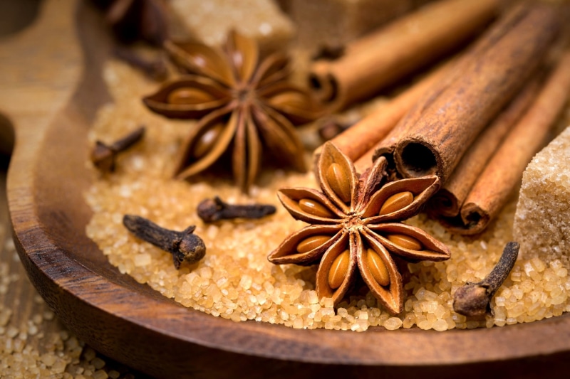 food And Drink, stick - Plant Part, christmas, dry, spices, herb, cinnamon, star Shape, stick, close-up, scented, brown, backgrounds, heap, food, cooking