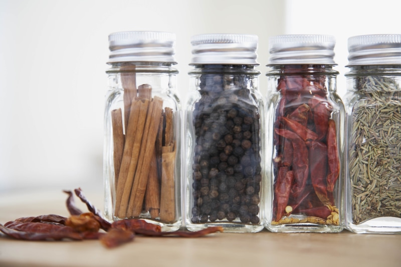 bottles, healthy Eating, variation, table, vegetable, organic, seed, clove, nature, close-up, banks, freshness, glass - Material, cooking, turmeric, herb