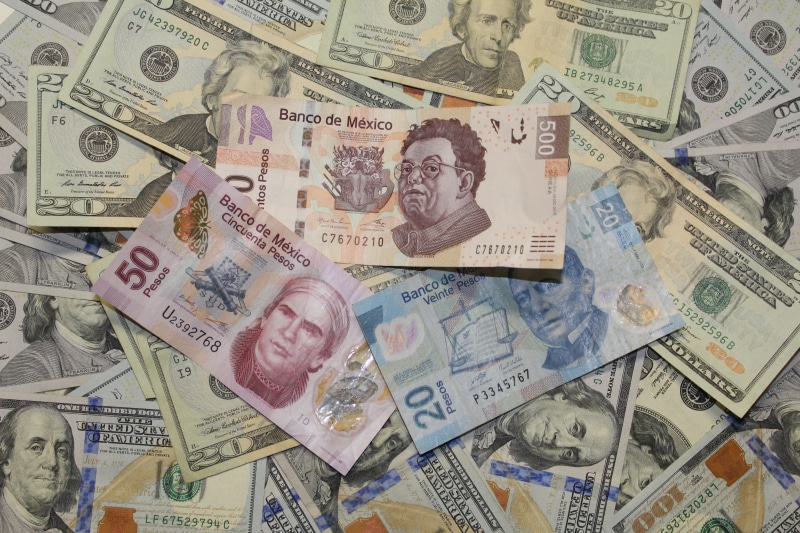 variation, 20, economy, 50, choice, human representation, dollar sign, wealth, business, banknotes, paper currency, male likeness, mxn, Peso, full frame