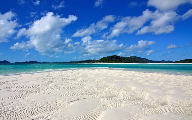 Best beaches of 2016, Travellers Choice Awards 2016, 4K, Whitsunday Island, Whitehaven Beach