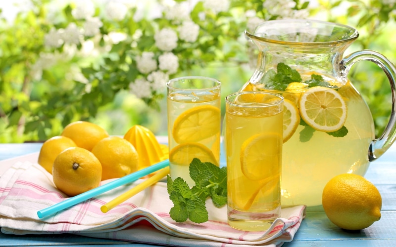 lemonade, 2K, lemon, fresh