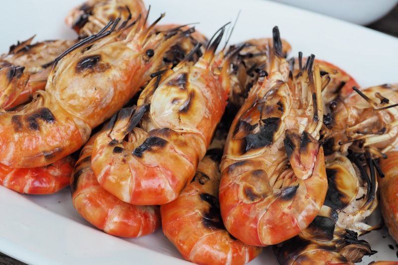 day, focus on foreground, appetizer, dinner, seafood, shrimp, ready-to-eat, freshness, healthy Eating, close-up, crustacean, snack, food State, shrimp - seafood