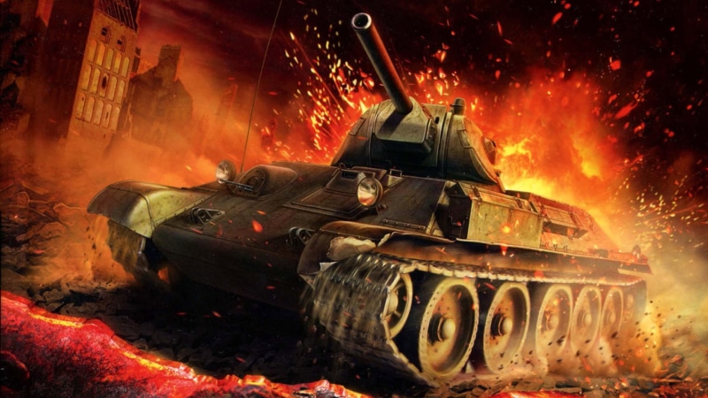 thirty-four, battle, night, burning, aggression, 1080P, smoke - physical structure, warning sign, tank, demolished, transportation, figure