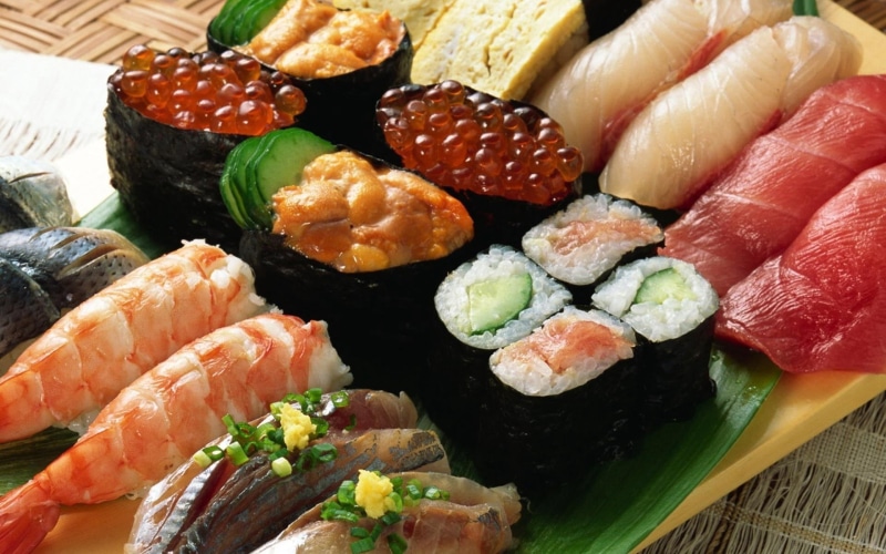 seaweed, sashimi, variation, nigiri, dish, japanese food, crockery, rice, asia, meal, red, animal, prepared Fish, caviar, rice - Food Staple, meat, rolls
