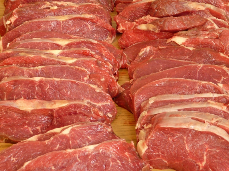 red Meat, fat, butchers Shop, Pork, Fry, Raw, red, full frame, no People, Steak, slice, Meat, pile, arrangement, chop, beef, close-up, indoors, pig, food