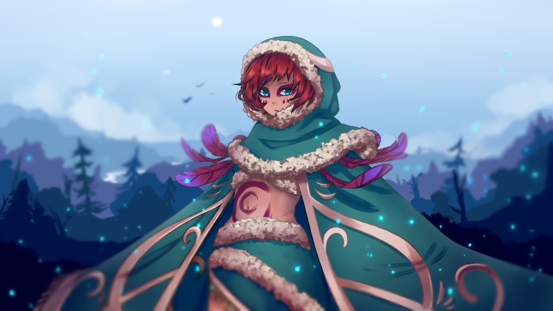nature, Battlerite, lifestyles, belly, Poloma, real people, art and craft, costume, portrait, 4K, front view, representation, leisure activity, video games