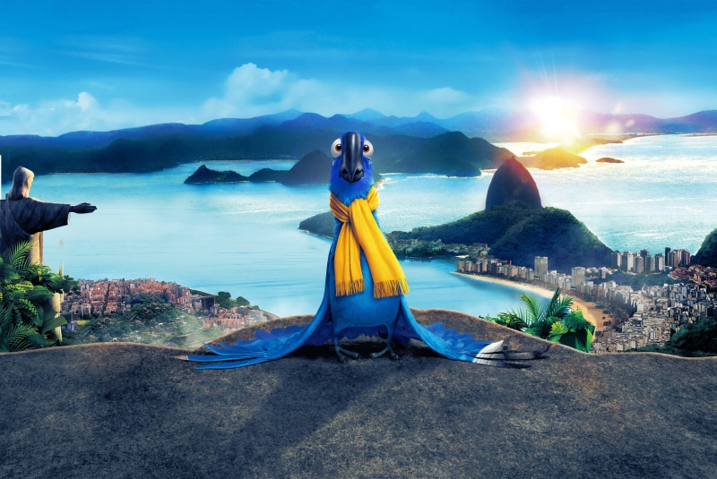 4K, Rio, Blu, 4K, Animation