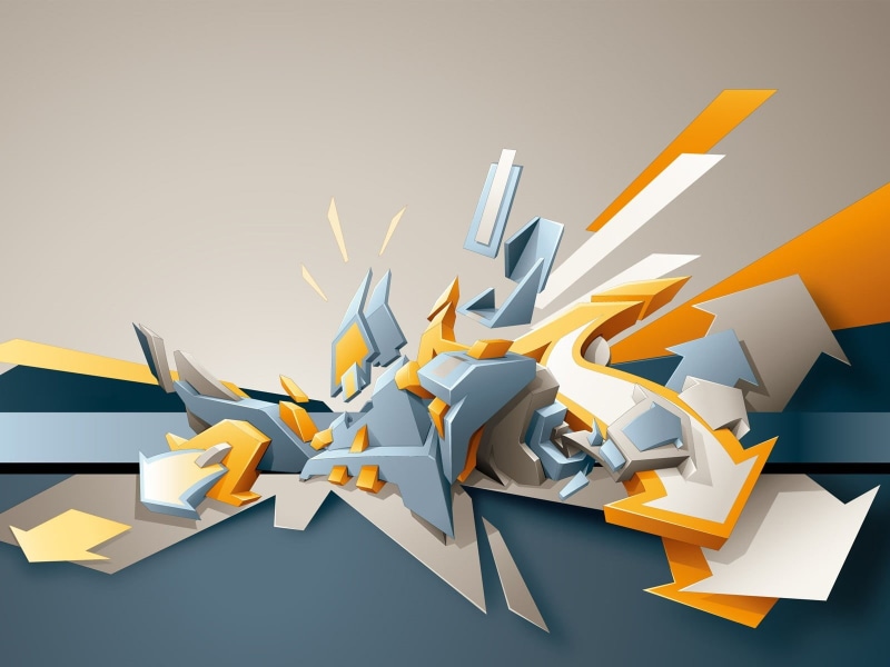 document, arrows, stack, shapes, chaos, office, technology, indoors, large group of objects, business, connection, yellow, 720P, colored background, choice