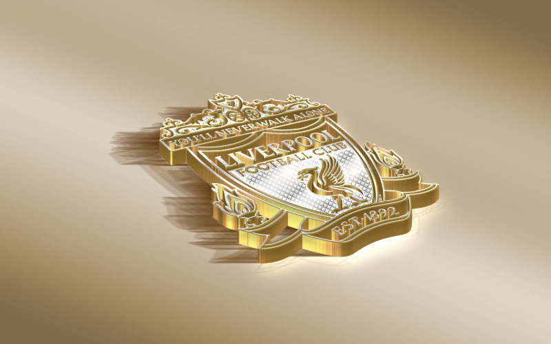 Logo, English Club, 4K, Soccer, YNWA, Emblem, Golden, Football, Liverpool FC