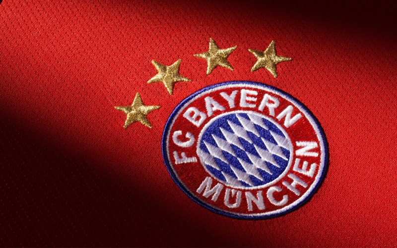 Bayern Munchen, creativity, representation, communication, 4K, colored background, logo, sports jerseys, soccer clubs, art and craft, FC Bayern, Bundesliga