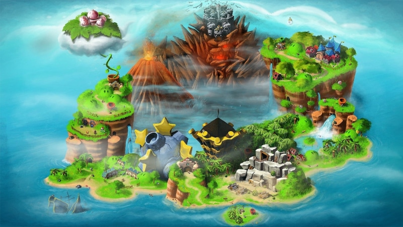 smoke - physical structure, no people, water, art and craft, travel, floating on water, animal themes, green, contemplation, island, brown, belief, video games