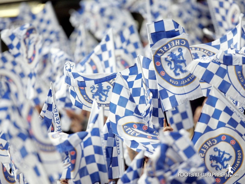 blue, football, banners, sports, club, football club, white, 480P, flag, chelsea