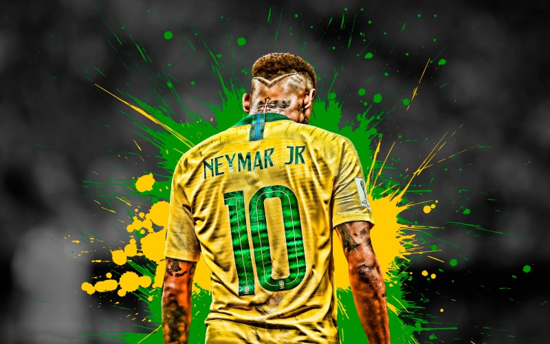 Brazilian, Footballer, Soccer, Neymar, 4K