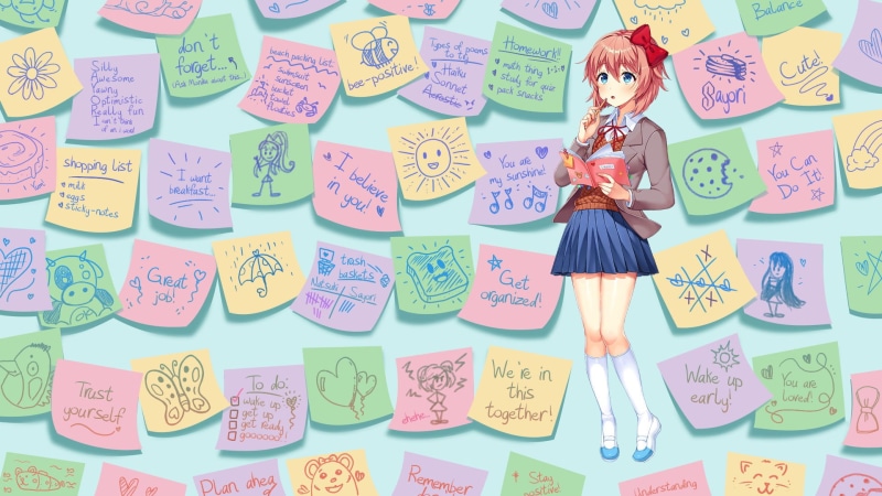 DDLC, Doki Doki Literature Club, 1080P, Sayori (Doki Doki Literature Club)