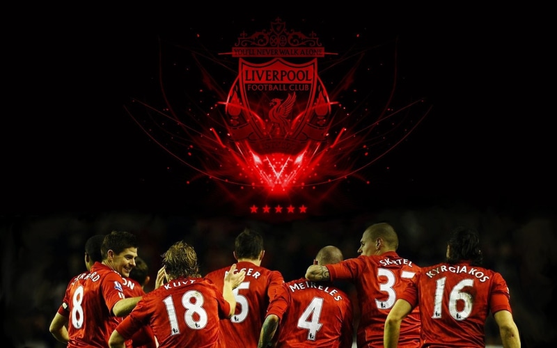 1080P, YNWA, Steven Gerrard, Martin Skrtel, Liverpool FC, footballers, logo