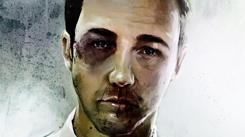 bizarre, fear, nose, evil, 1080P, adult, human face, one person, portrait, blood, looking at camera, horror, movies, digital, emotion, dirt