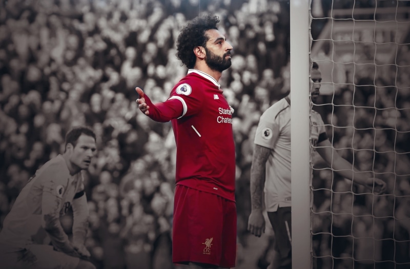 mid adult men, Liverpool, salah, real people, leisure activity, focus on foreground, jersey, soccer, people, mohamedsalah, young adult, three quarter length