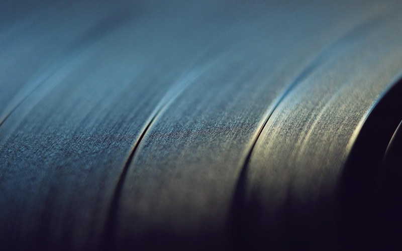 1920x1200, vinyl, close, music, surface, 1080P, record, gray