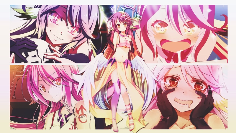 No Game No Life, anime, 1080P, Jibril, anime girls