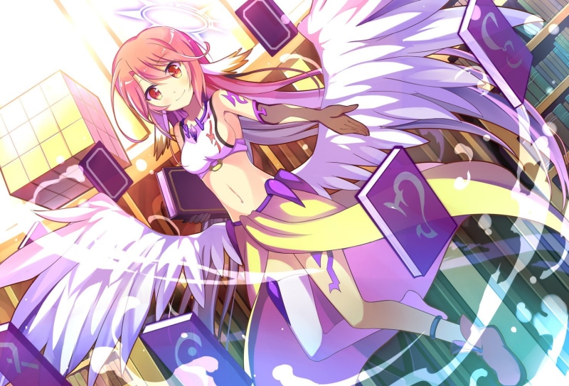 full frame, purple, design, multi colored, art and craft, close-up, ornate, digital composite, Jibril, arts culture and entertainment, anime, pattern, human representation