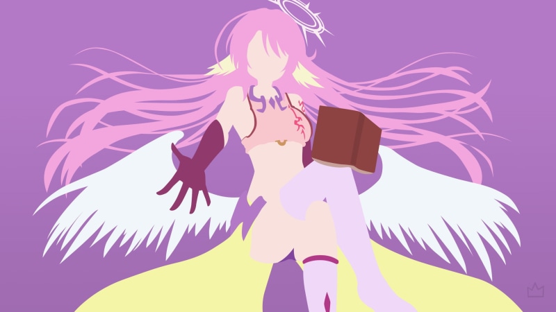 women, character, outdoors, people, Jibril, activity, men, adult, nature, lifestyles, clip art, pink, anime vectors, No Game No Life, 1080P