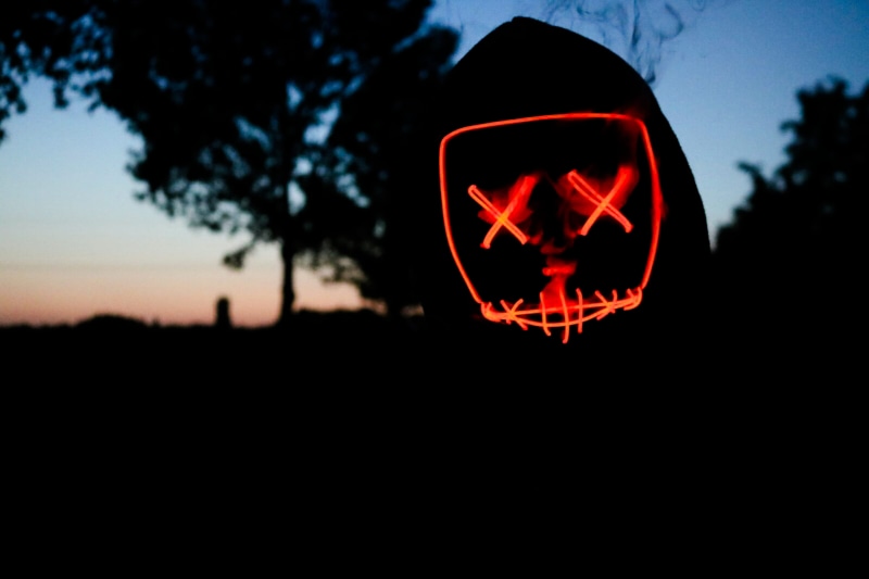 skull, vape, silhouette, sign, 5K, trees, transportation, no people, red, smile, tree, road, communication, travel, heartless, orange color, nature, canon