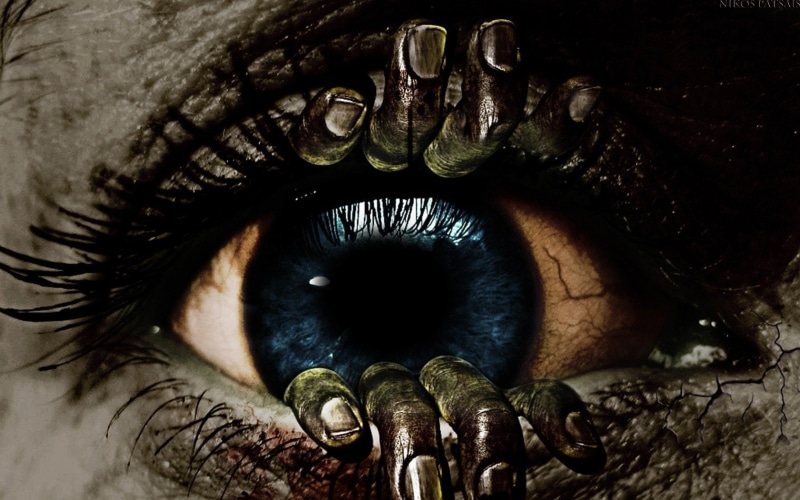 Scary, Hand, Creepy, Eye, 720P, Dark