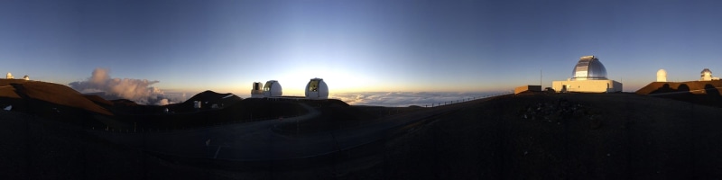 1080P, travel destinations, sunrise, travel, office building exterior, scenics - nature, science, building exterior, panoramic, w, space, dormant volcano