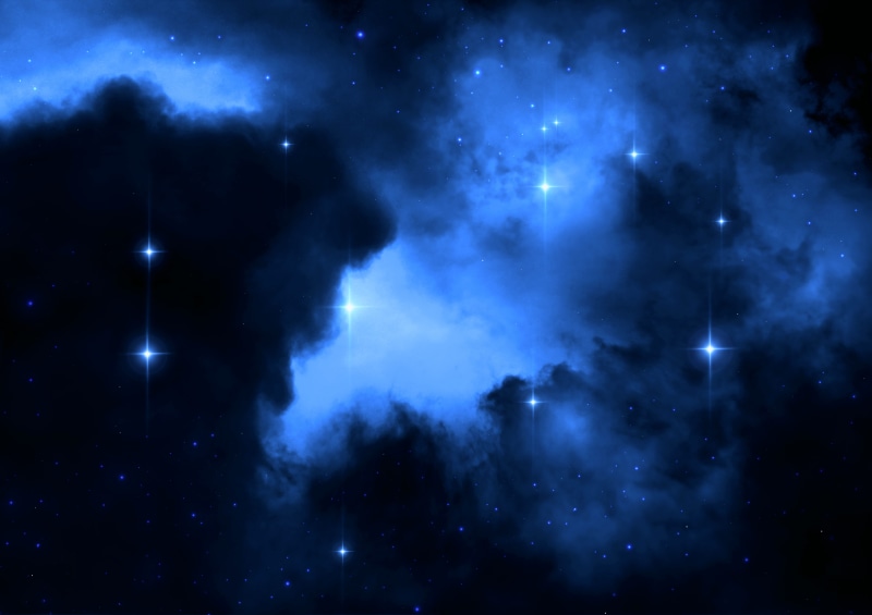 pleiades, 5K, astronomy, illuminated, dark blue, nature, outdoors, luminosity, no people, blue, space exploration, dark, milky way, black, clouds, bright