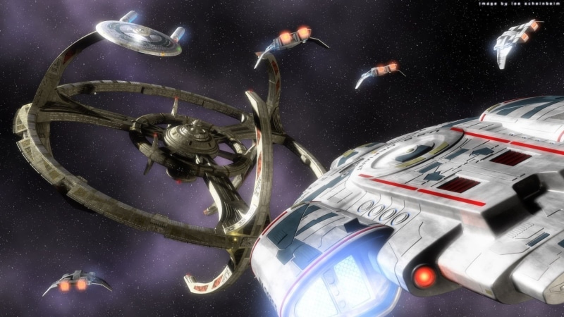 1080P, Star Trek, Deep Space Nine, Star Trek: Deep Space Nine, USS DEFIANT NX-74205