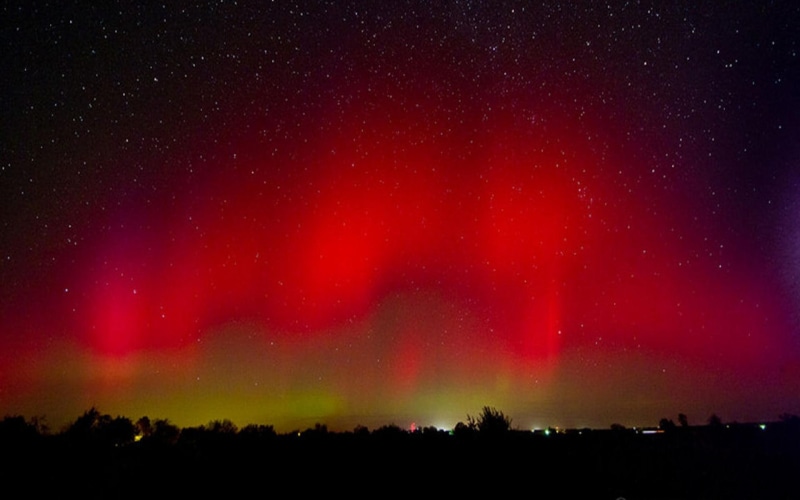 1080P, nature and landscapes, michigan, northern, northern lights, aurora, nature, lights, amazing