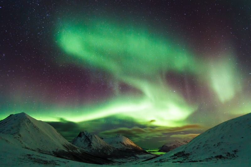 nature, photo, galaxy, landscape, Aurora Borealis, Norway, mountains, Northern Lights, astronomy, night, 4K, star - Space, covered, aurora, milky Way