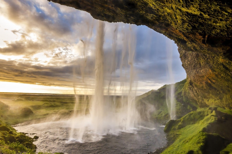 image, 1080P, waterfalls, iceland, waterfall, seljalandsfoss, gallery