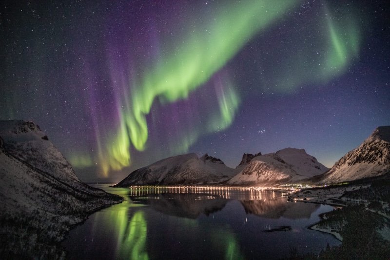 scenery, astrology, aurora polaris, star - space, tranquility, high, sky, beauty in nature, winter landscape, weather, outdoors, landscape, altitude, ice