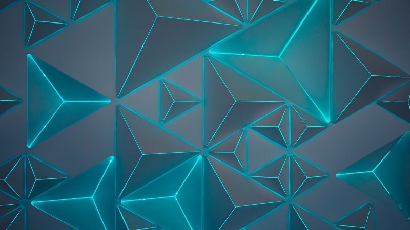 geometric, 8k, neon, Teal, 5K, 4k