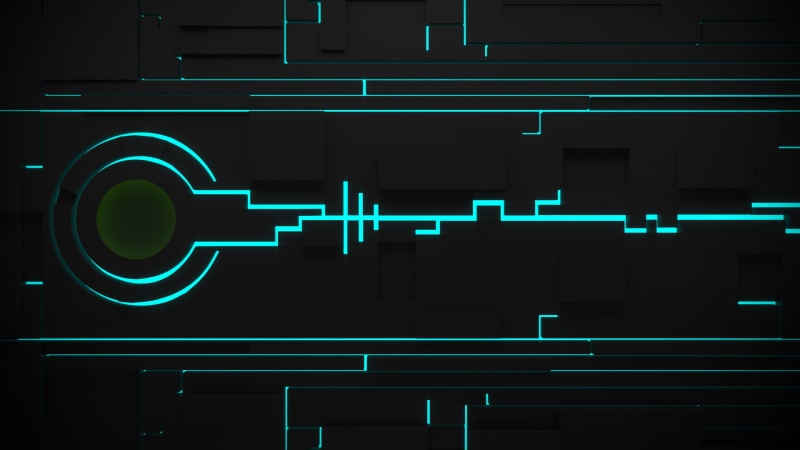 Tron, geometry, black, circuitry, artwork, blue, 1080P, digital art, abstract, gray, movies, minimalism, aqua