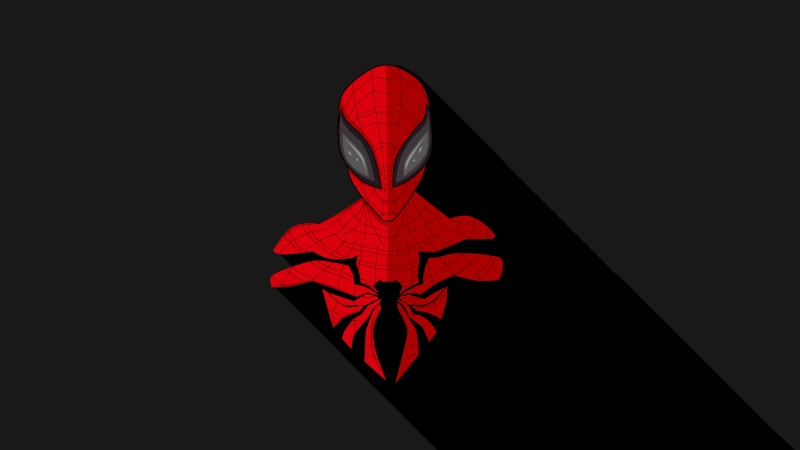 Marvel Comics, Spider-Man, digital art, comic art, 5K, dark background, Dark Avengers