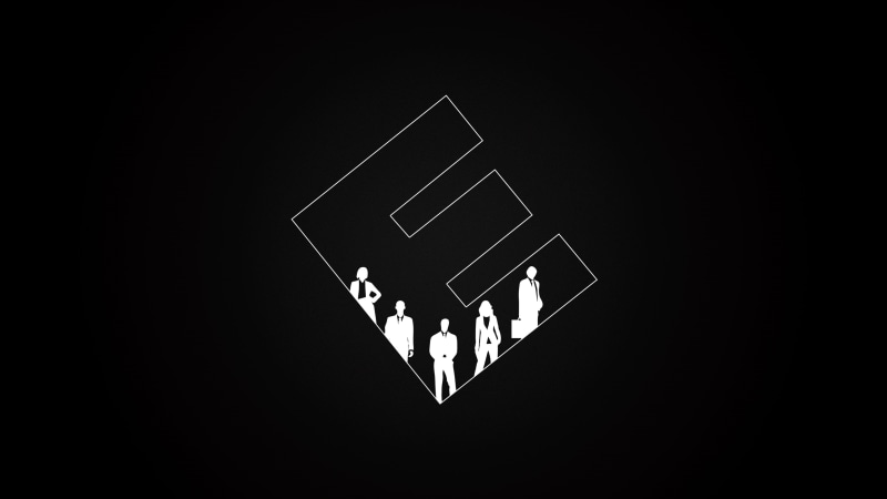 Photoshop, minimalism, digital art, 4K, E Corp, Mr. Robot, Adobe Illustrator, Fan Art, EVIL CORP
