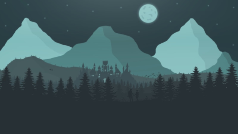 2d landscape, 1080P, 2D, Graphic Design, digital art, Tristan Nelson