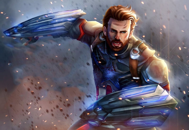 front view, occupation, water, 1080P, nature, three quarter length, one person, artstation, lifestyles, casual clothing, portrait, men, avengers infinity war